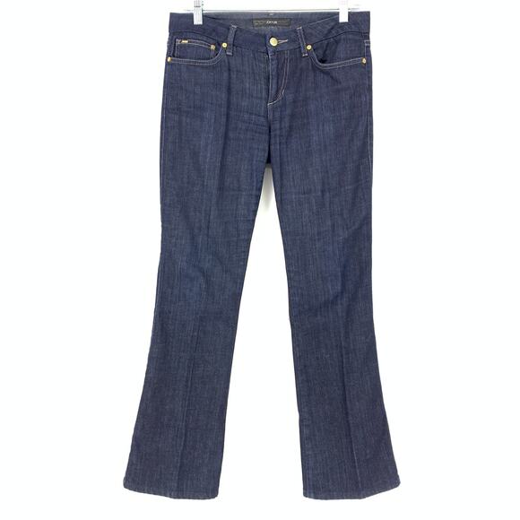 Joe's Jeans Women's Size 28 Low Rise Bootcut Dark Wash Denim Blue *Hemmed - Picture 1 of 6